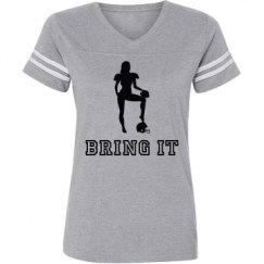 Ladies Relaxed Fit Vintage Sports Tee