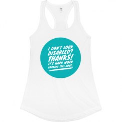 Ladies Slim Fit Racerback Tank Top