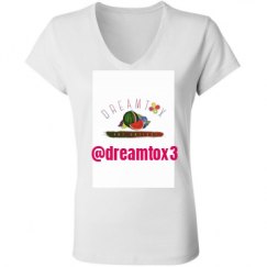 Ladies Slim Fit V-Neck Jersey Tee