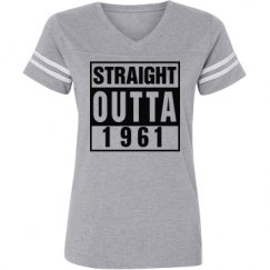 Ladies Relaxed Fit Vintage Sports Tee