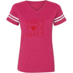 Ladies Relaxed Fit Vintage Sports Tee