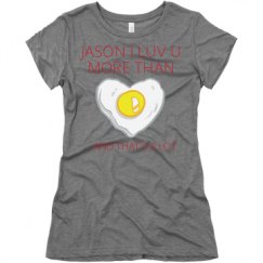 Ladies Slim Fit Super Soft Triblend Tee