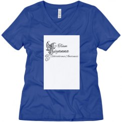 Ladies Relaxed Fit V-Neck Tee