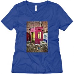 Ladies Relaxed Fit V-Neck Tee