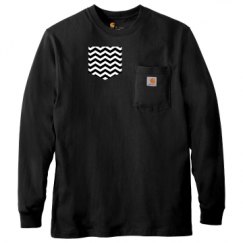 Unisex Carhartt Pocket Long Sleeve Tee