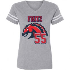 Ladies Relaxed Fit Vintage Sports Tee