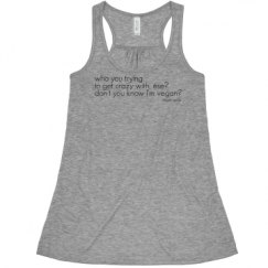 Ladies Flowy Racerback Tank