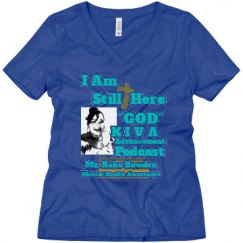 Ladies Relaxed Fit V-Neck Tee