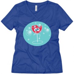 Ladies Relaxed Fit V-Neck Tee