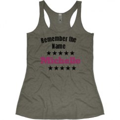 Ladies Slim Fit Super Soft Racerback Triblend Tank