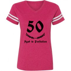 Ladies Relaxed Fit Vintage Sports Tee