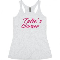 Ladies Slim Fit Super Soft Racerback Triblend Tank