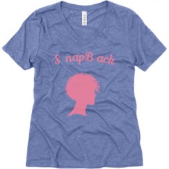 Ladies Relaxed Fit Super Soft Triblend V-Neck Tee