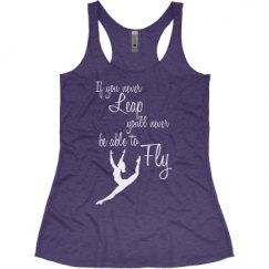 Ladies Slim Fit Super Soft Racerback Triblend Tank