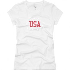 Ladies Slim Fit Basic Promo Jersey Tee