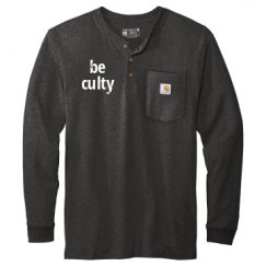 Unisex Carhartt Long Sleeve Henley Tee 