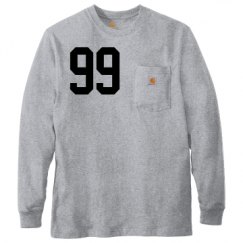 Unisex Carhartt Pocket Long Sleeve Tee