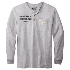 Unisex Carhartt Long Sleeve Henley Tee 