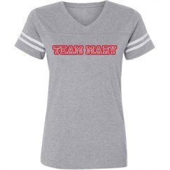 Ladies Relaxed Fit Vintage Sports Tee