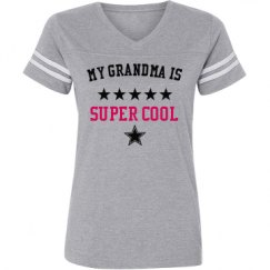 Ladies Relaxed Fit Vintage Sports Tee