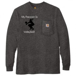 Unisex Carhartt Pocket Long Sleeve Tee