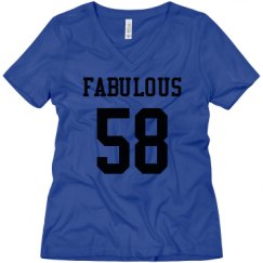 Ladies Relaxed Fit V-Neck Tee