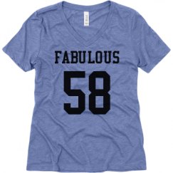 Ladies Relaxed Fit Super Soft Triblend V-Neck Tee