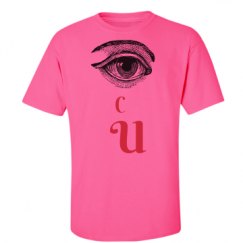 Unisex Ultra Cotton Safety Neon Crewneck Tee