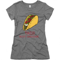 Ladies Slim Fit Super Soft Triblend Tee