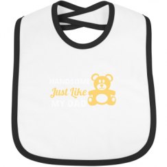 Infant Contrast Trim Bib