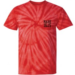 Unisex Tie-Dye Cyclone Pinwheel Tee