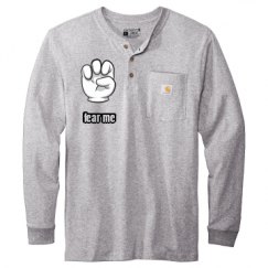 Unisex Carhartt Long Sleeve Henley Tee 