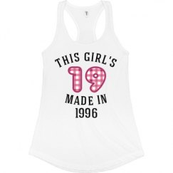 Ladies Slim Fit Racerback Tank Top