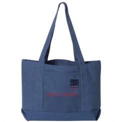 Seaside Cotton Canvas Pigment-Dyed Boat Tote Bag