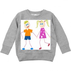 Toddler Crewneck Basic Promo Sweatshirt