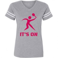 Ladies Relaxed Fit Vintage Sports Tee