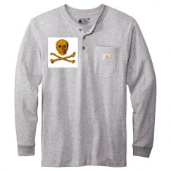 Unisex Carhartt Long Sleeve Henley Tee 