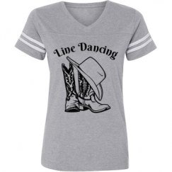 Ladies Relaxed Fit Vintage Sports Tee