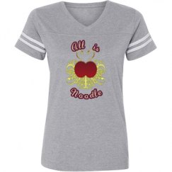 Ladies Relaxed Fit Vintage Sports Tee