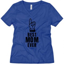 Ladies Relaxed Fit V-Neck Tee