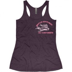 Ladies Slim Fit Super Soft Racerback Triblend Tank