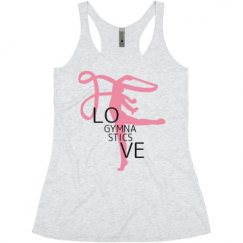 Ladies Slim Fit Super Soft Racerback Triblend Tank