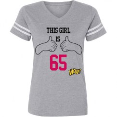 Ladies Relaxed Fit Vintage Sports Tee