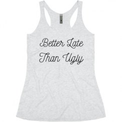 Ladies Slim Fit Super Soft Racerback Triblend Tank