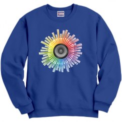 Unisex Film and Foil Crewneck Sweatshirt