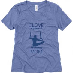 Ladies Relaxed Fit Super Soft Triblend V-Neck Tee