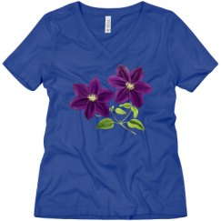 Ladies Relaxed Fit V-Neck Tee