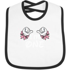 Infant Contrast Trim Bib