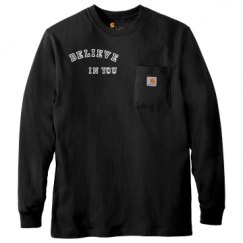 Unisex Carhartt Pocket Long Sleeve Tee