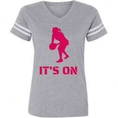 Ladies Relaxed Fit Vintage Sports Tee